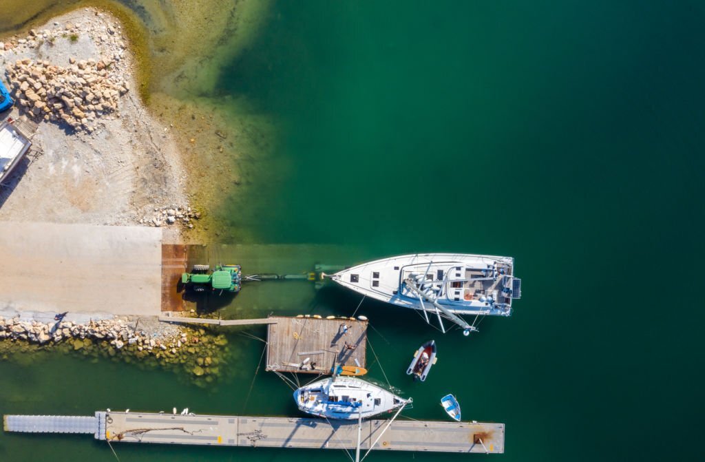 Dock Construction and Boat Lift on Sea - Charleston Dock Doctors LLC